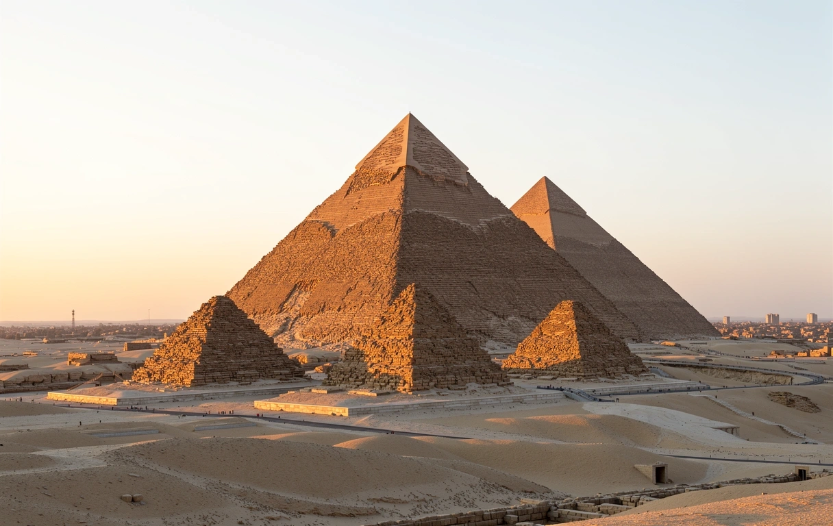 Les pyramides sous les étoiles